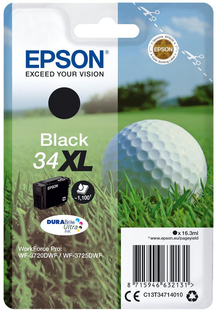 Singlepack Black 34XL DURAB