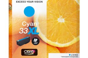 33XL Cyan Claria Premium