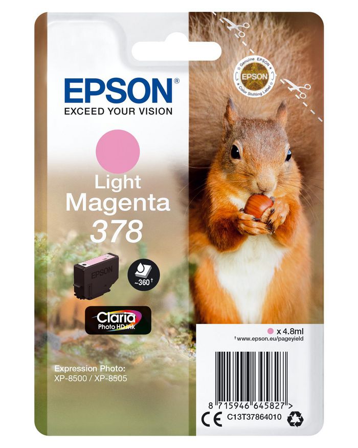 EPSON Singlepack Light Magenta 378 Eichh
