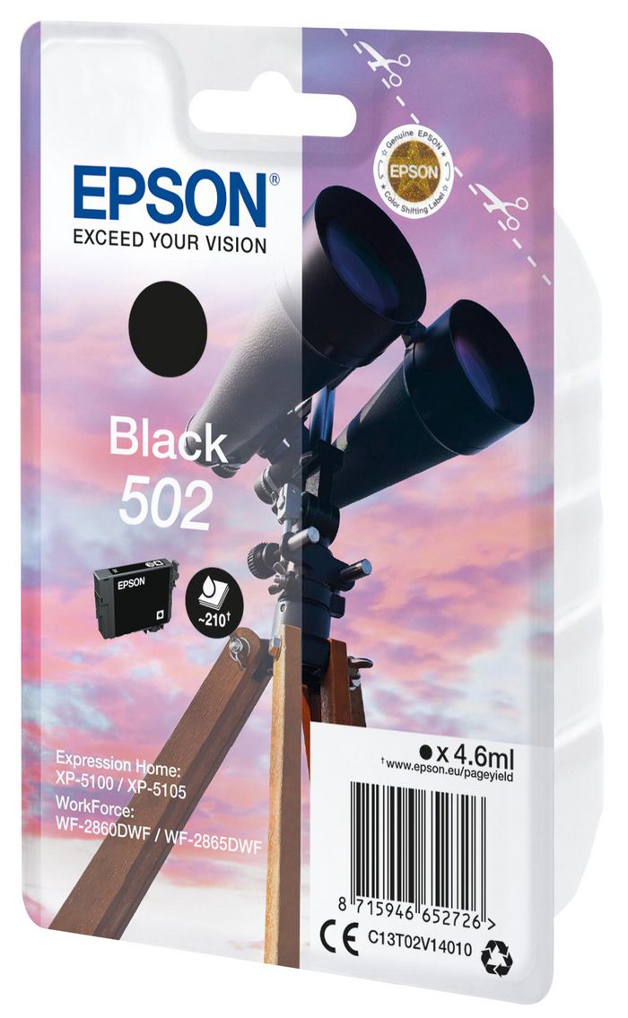 Singlepack Black 502 Ink SEC - Bilde 2
