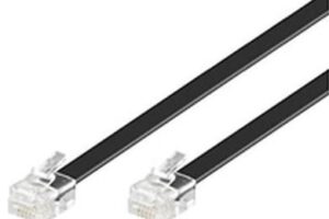 MicroConnect Modular Straight RJ12 6C6P 10m