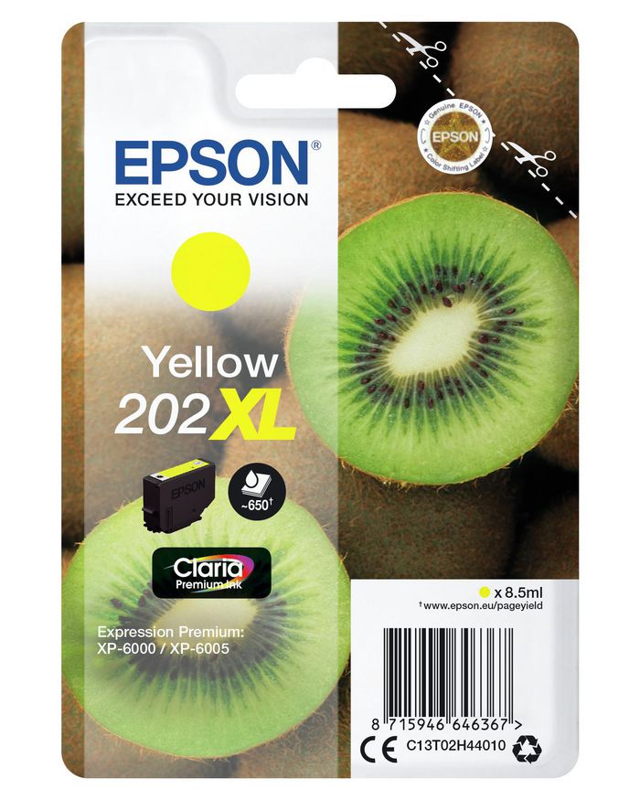 EPSON Singlepack Yellow 202XL Kiw - Bilde 2