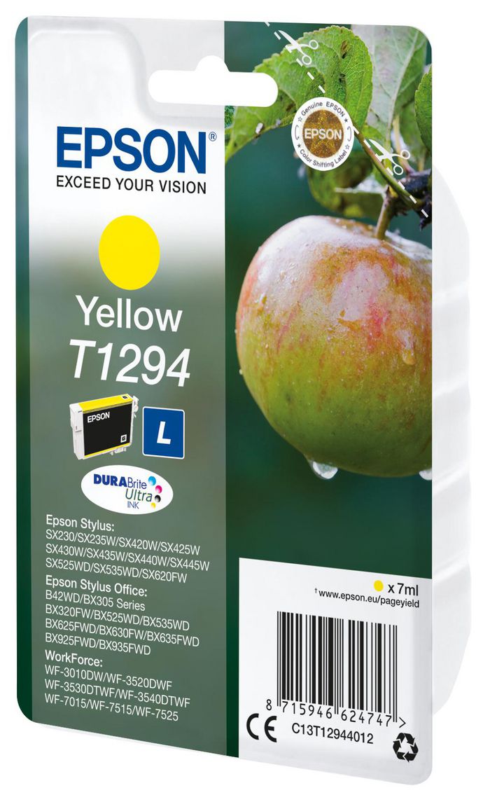 T1294 Yellow Ink Cartridge - Bilde 2