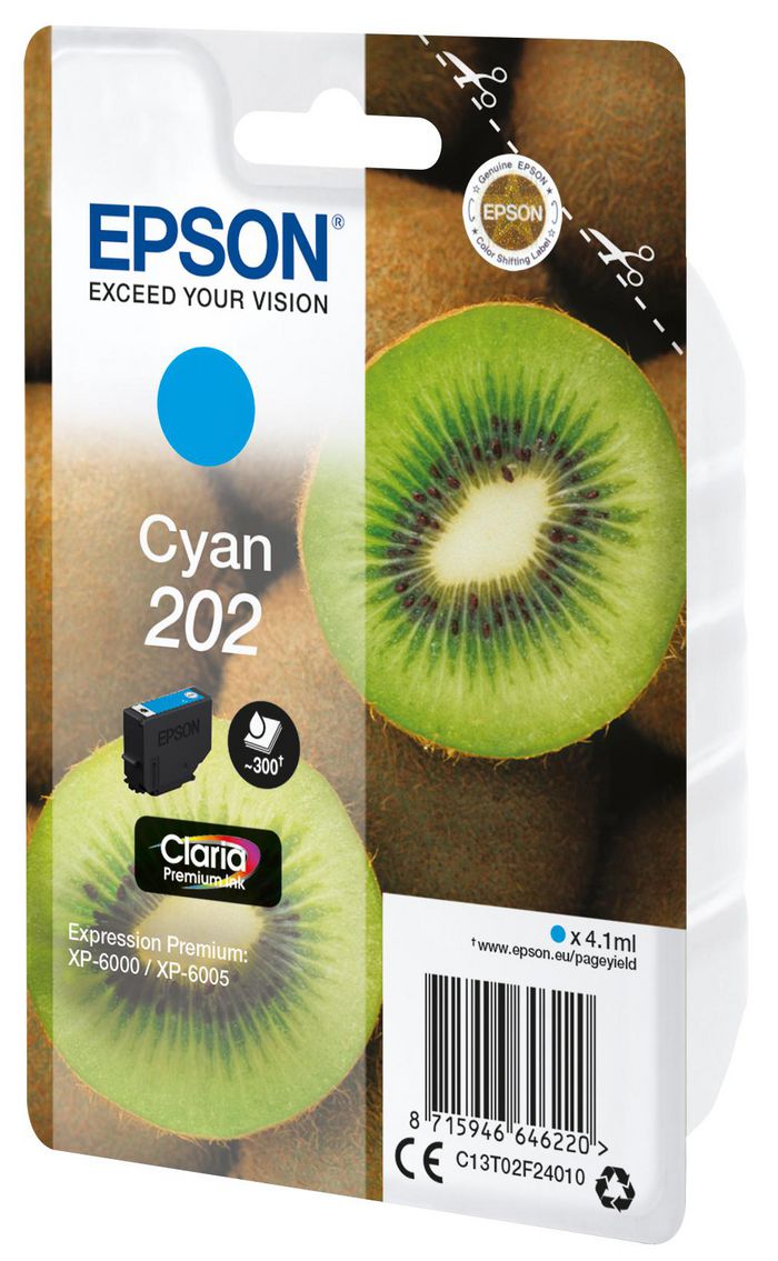 EPSON 202 Ink Cyan BLISTER - Bilde 2