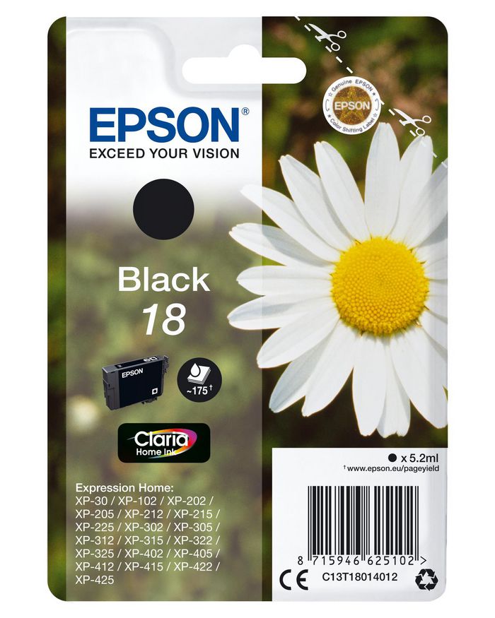 EPSON 18 ink cartridge black