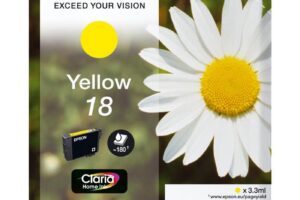 EPSON 18 yellow ink claria BLISTER