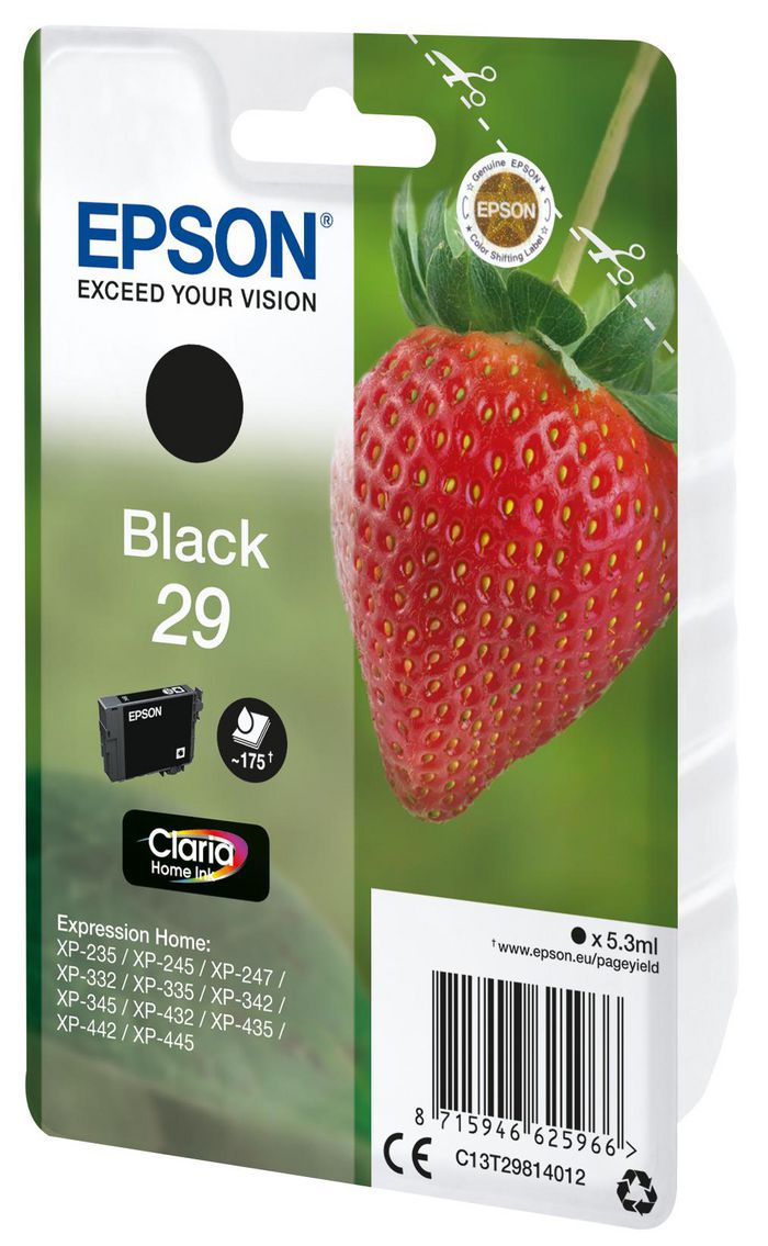 EPSON Cartridge Fraise Black - Bilde 2