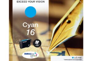 INK CARTR DURABRITE CYAN 16