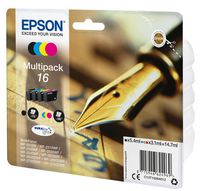 EPSON 16 ink cartridge black + tri-col - Bilde 4