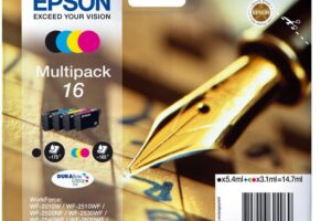 EPSON 16 ink cartridge black + tri-col