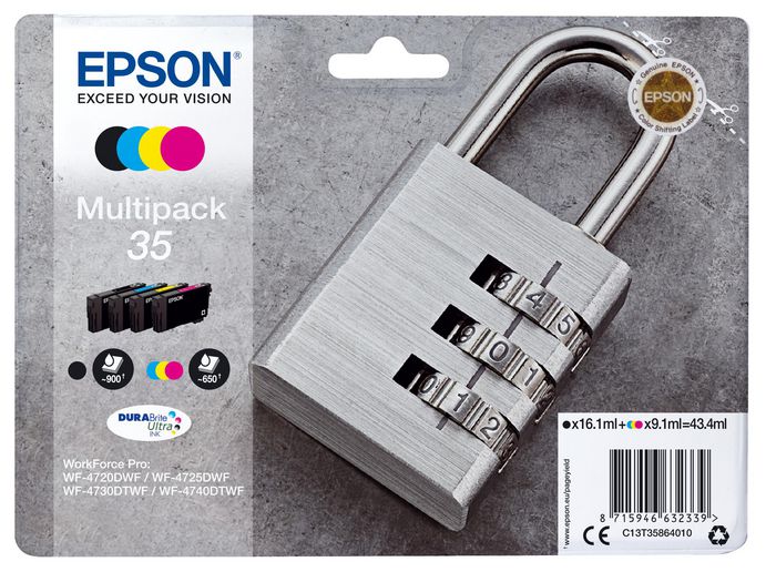 Multipack 4-colours 35