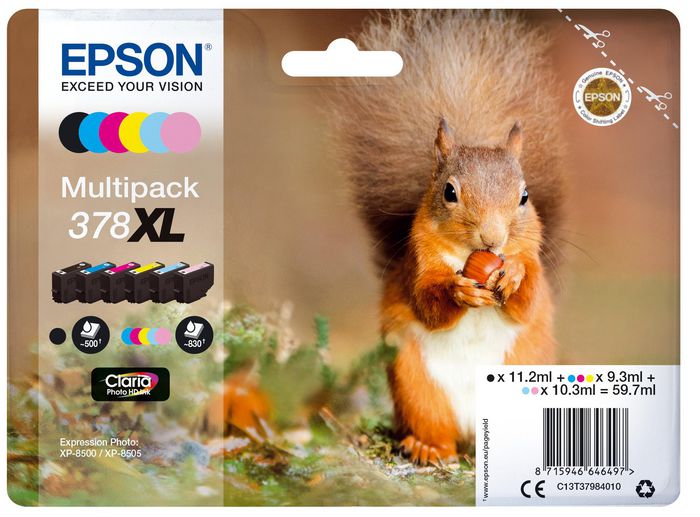Multipack 6-colours 378XL