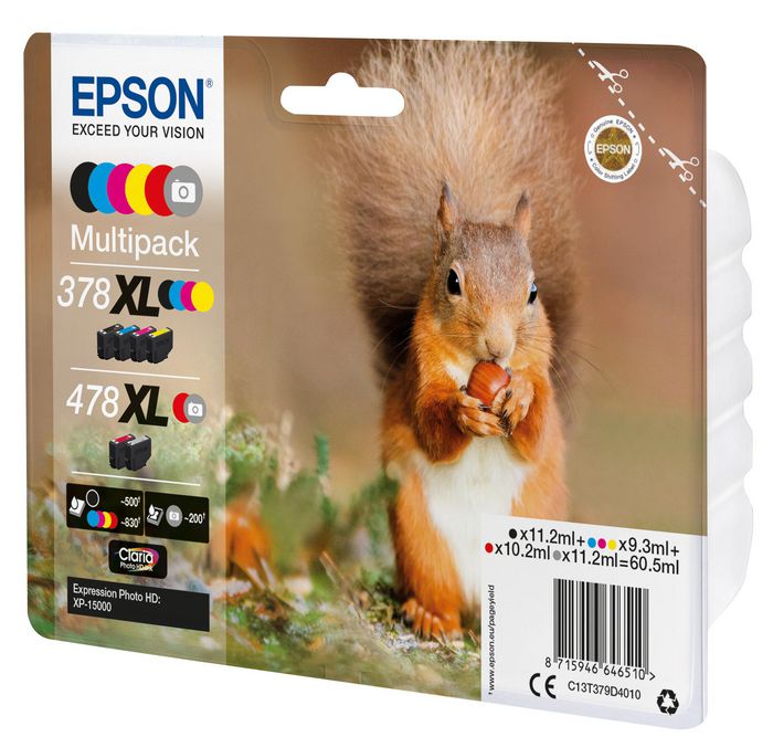 Multipack 6-farbig 378XL/478XL - Bilde 3