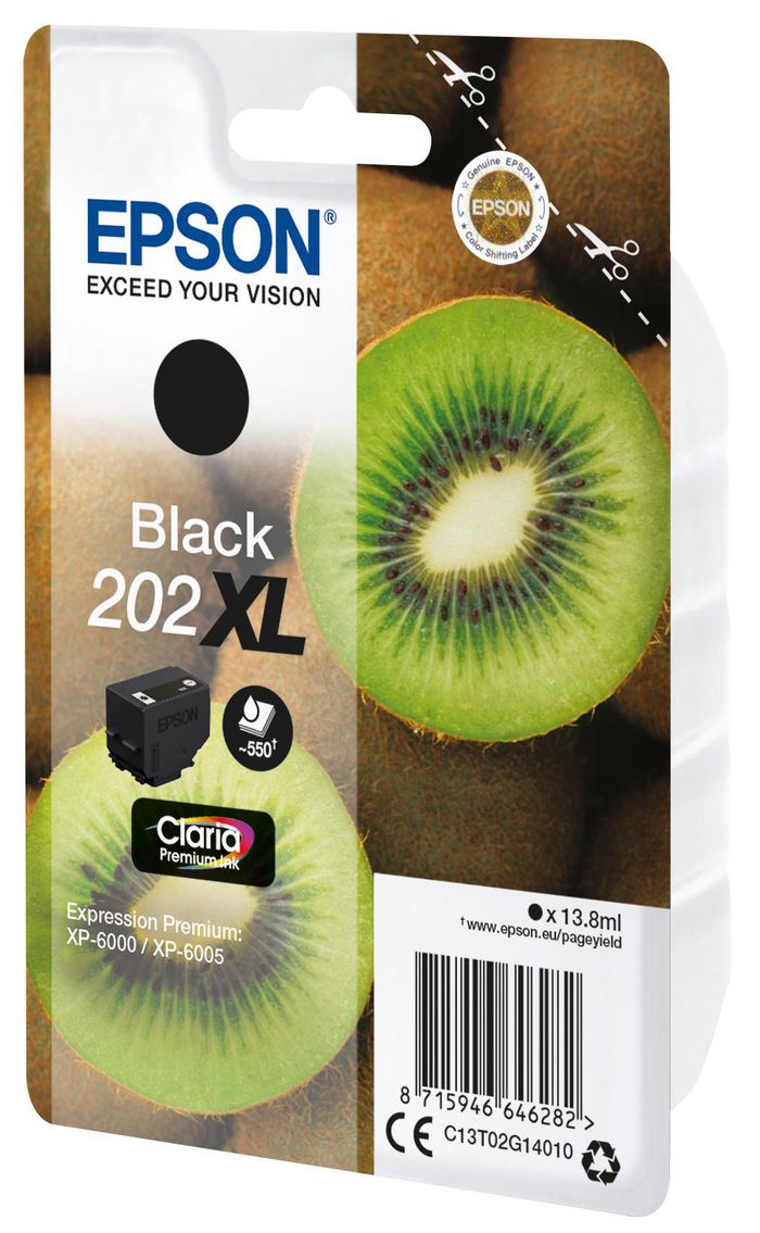 EPSON Singlepack Black 202XL Kiwi - Bilde 2