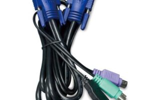 Planet 1.8M USB KVM Cable w built-in