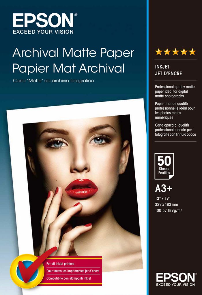 EPSON paper matt archival A3+ 50sh