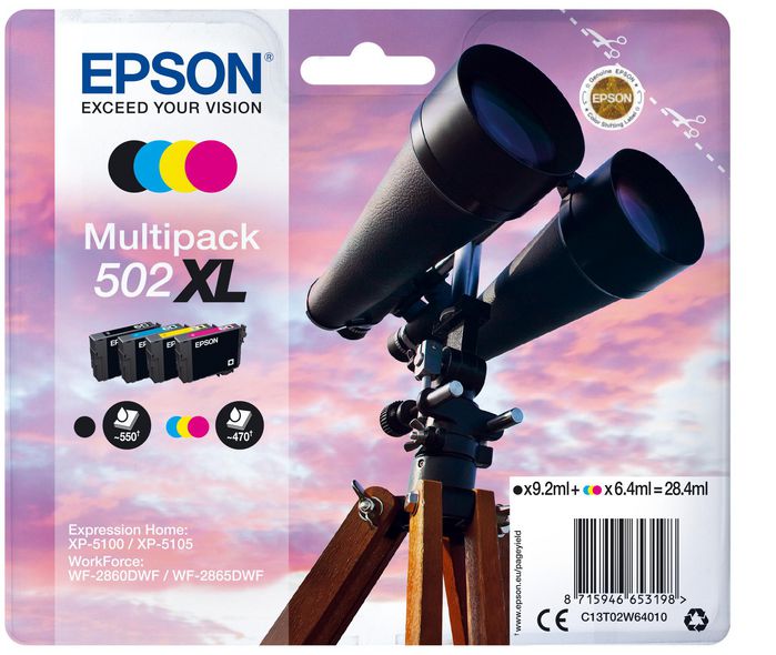 Multipack 4-colours 502XL