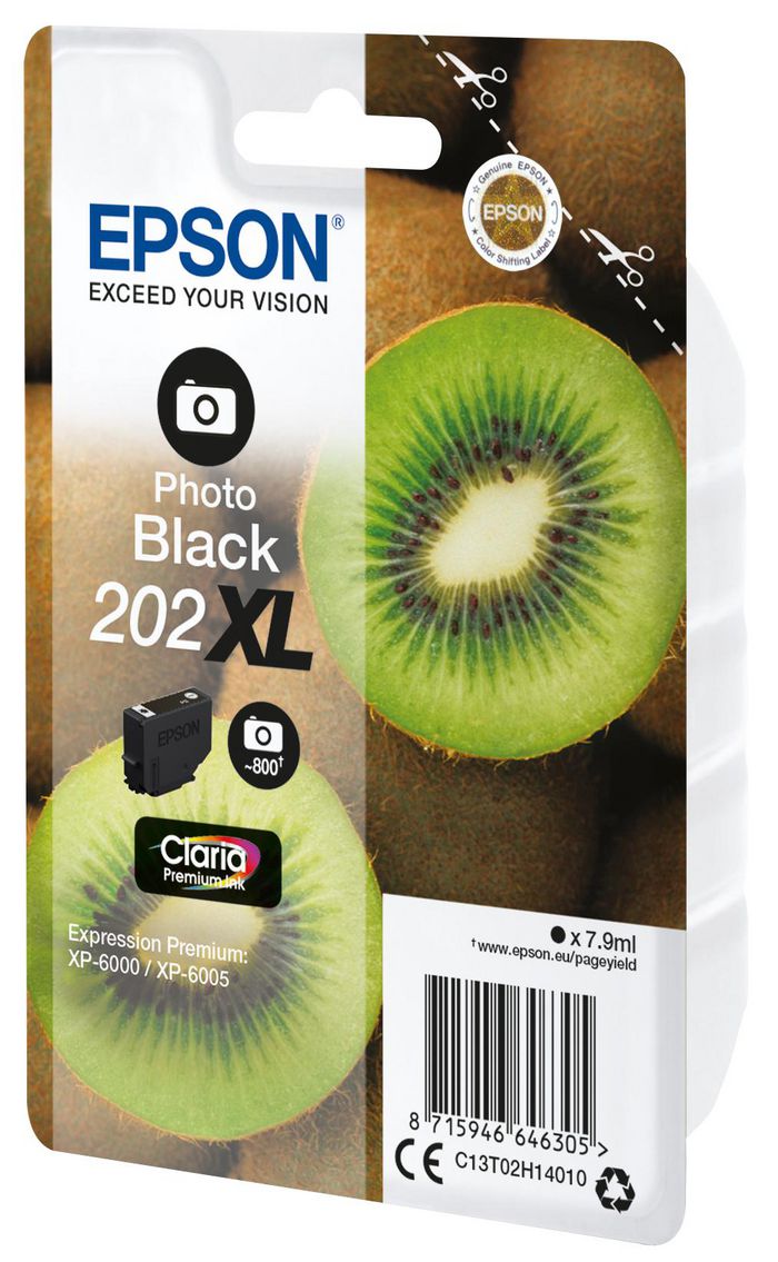 EPSON Singlepack Photo Black 202XL Kiwi - Bilde 2