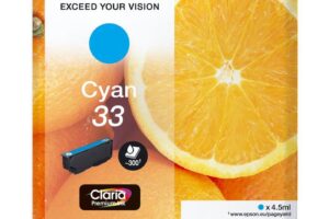 EPSON 33 Ink Cyan 4,5ml Blister