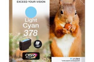 EPSON Singlepack Light Cyan 378 Eichhörn
