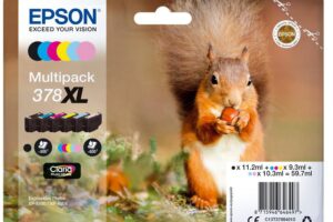 EPSON 378XL Mpack Ink (With Security)
