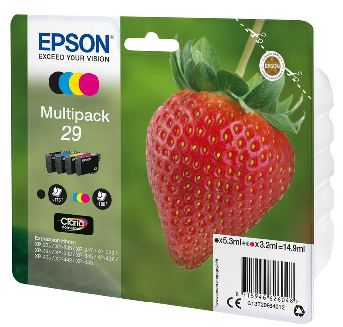 Multipack Fraise - Ink Claria - Bilde 2