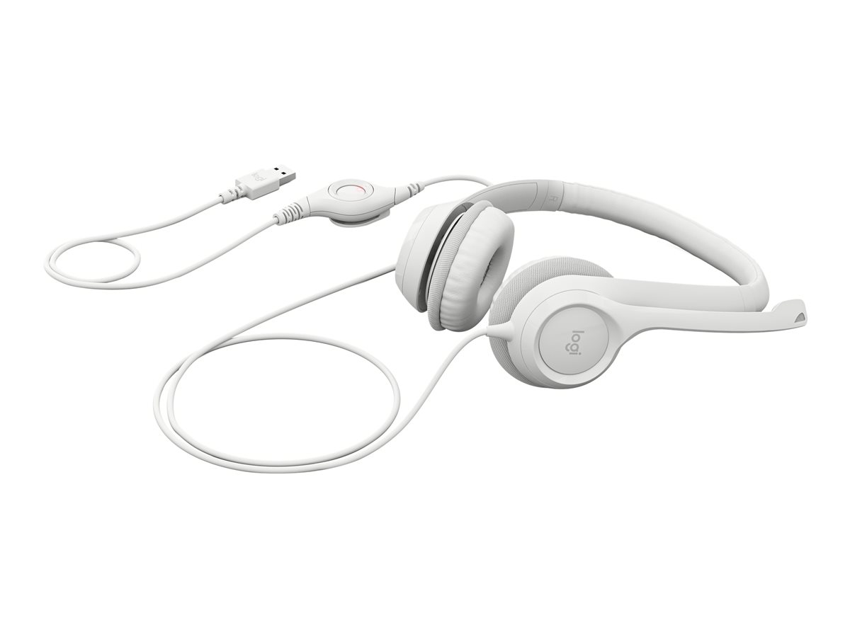 LOGI H390 USB Computer Headset - WHITE - Bilde 9