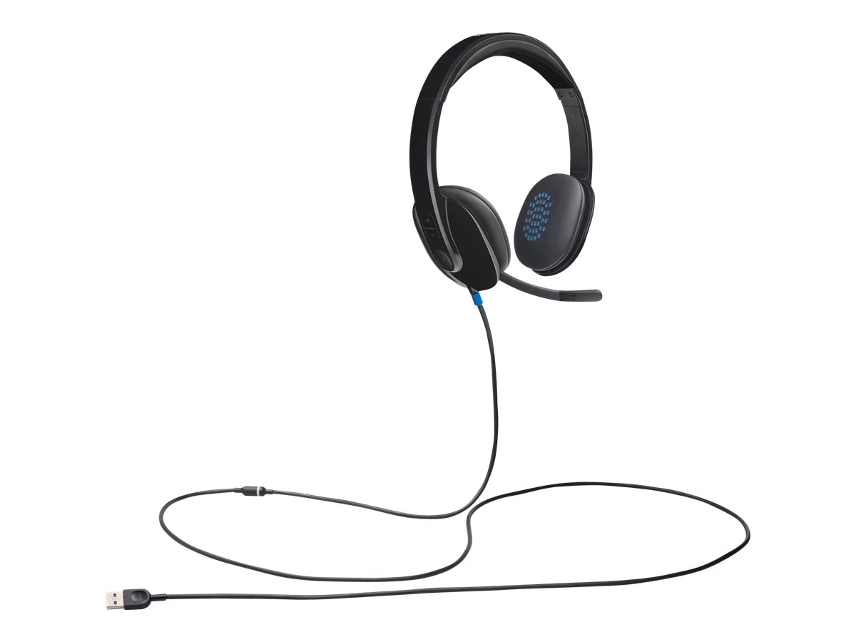 Logitech H540 Wired USB-A Headset - Black, 1.8m Cable - Bilde 7
