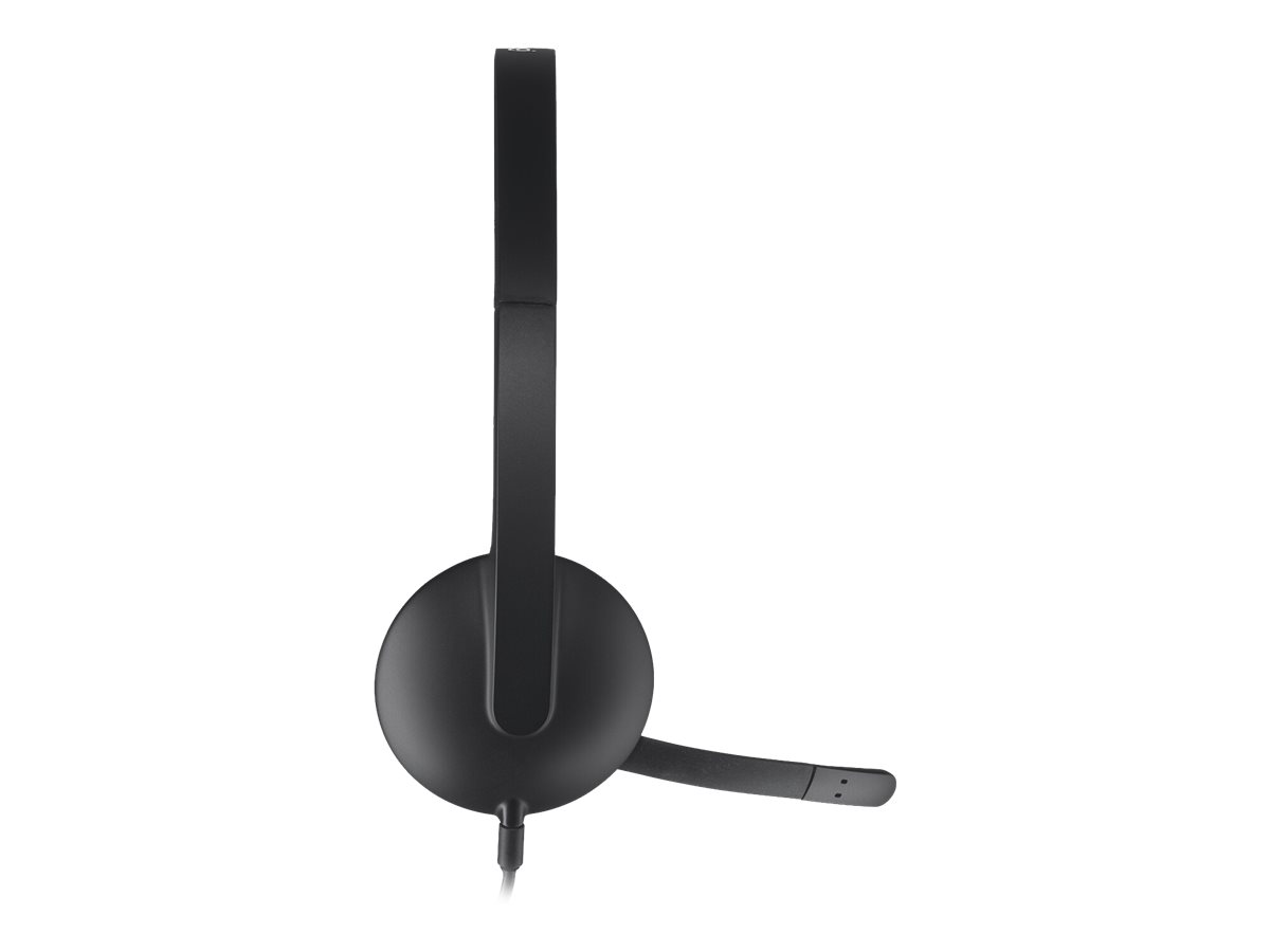 Logitech H340 Wired USB-A Headset - Noise Canceling Mic, Black, 1.8m Cable - Bilde 4