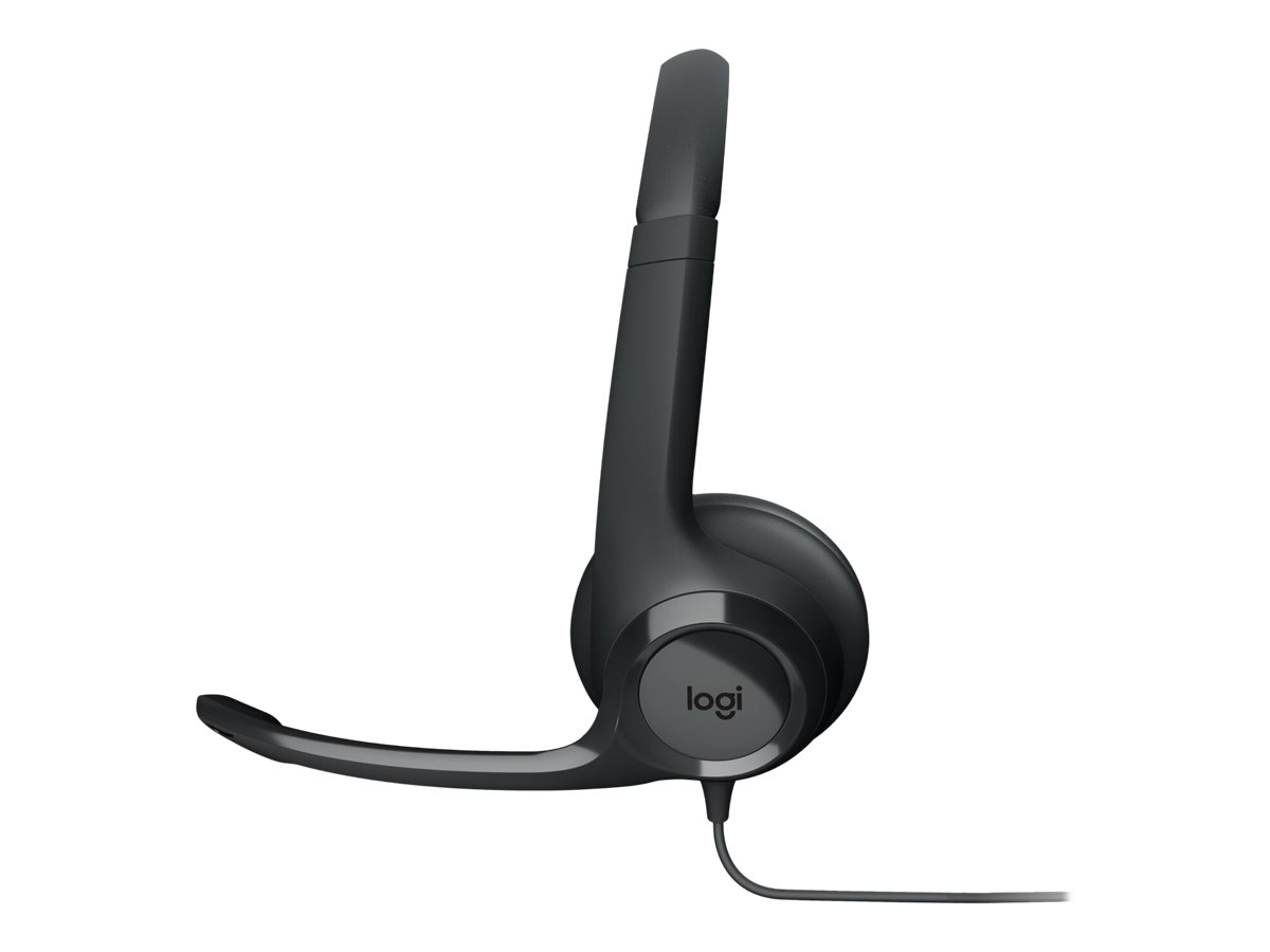 Logitech H390 Wired USB-A Headset - Noise Canceling Mic, Black, 1.9m Cable - Bilde 10