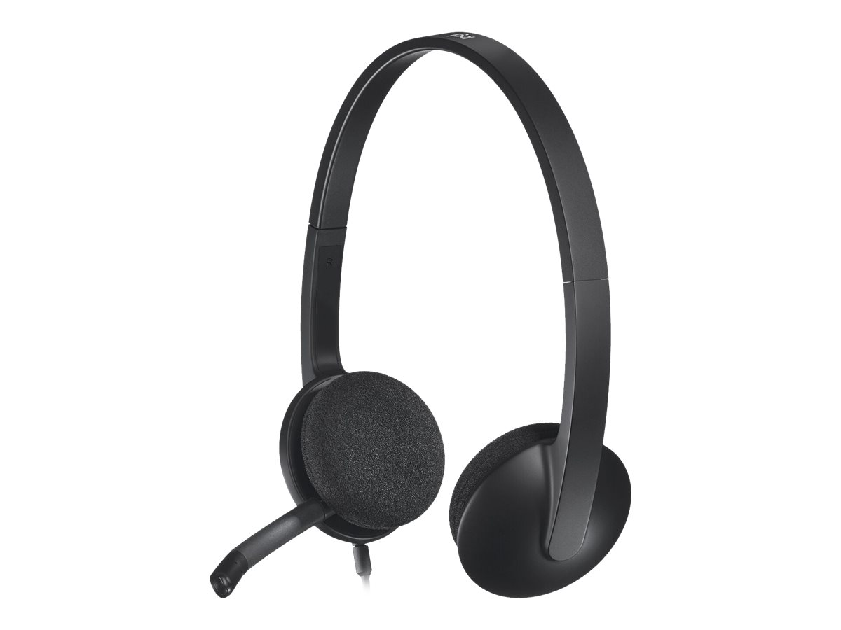 Logitech H340 Wired USB-A Headset - Noise Canceling Mic, Black, 1.8m Cable - Bilde 2