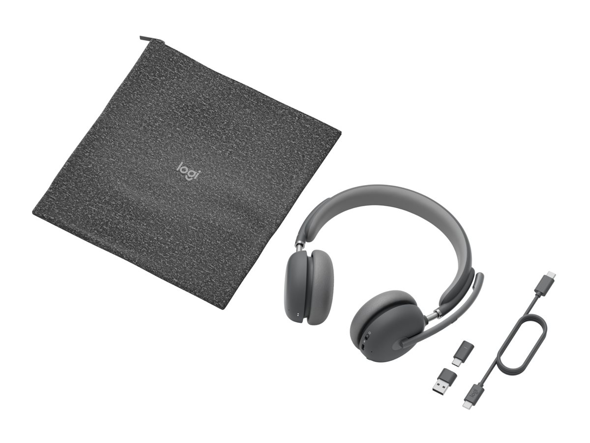 LOGI HEADSET Zone Wireless 2 UC GRAPHITE - Bilde 9