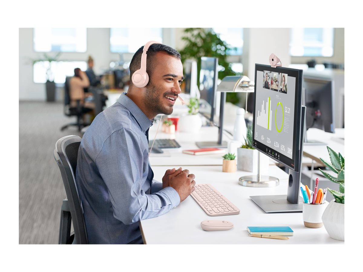 LOGI H390 USB Computer Headset - ROSE - Bilde 12