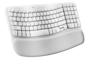 Logitech Wave Keys trådløst tastatur (offwhite)