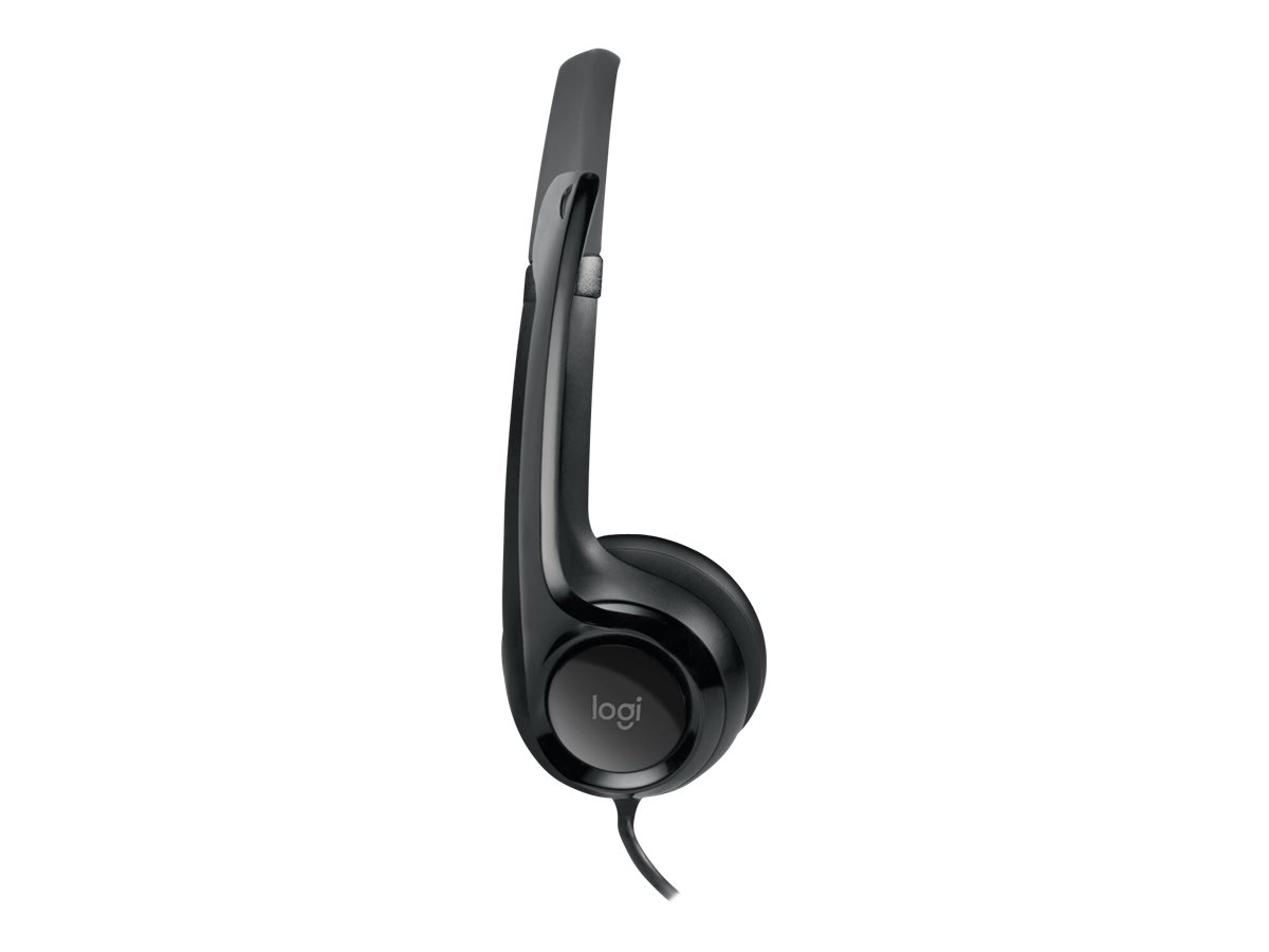 Logitech H390 Wired USB-A Headset - Noise Canceling Mic, Black, 1.9m Cable - Bilde 9
