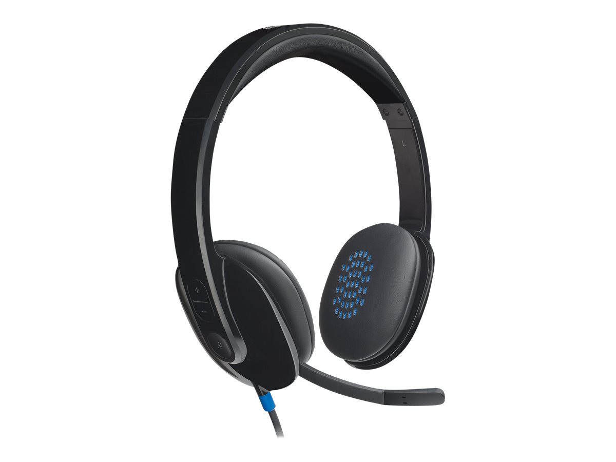 Logitech H540 Wired USB-A Headset - Black, 1.8m Cable - Bilde 6