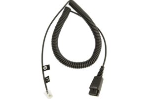 JABRA QD Cord to RJ10, coiled, 0,5 - 2 m