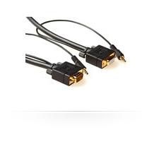 MicroConnect SVGA HD15 5m M-F. 3.5MM
