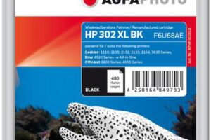 Ink, Black HP No. 302 XL
