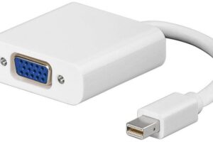 MicroConnect Mini Displayport-VGA M-F White