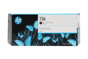 HP 738 300-ml Black DesignJet Ink Cartri