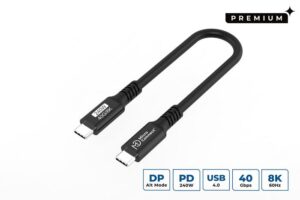 MicroConnect USB-C to USB-C cable 0,15m