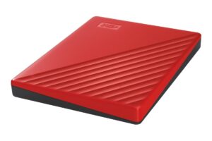 WD My Passport 2TB portable HDD Red