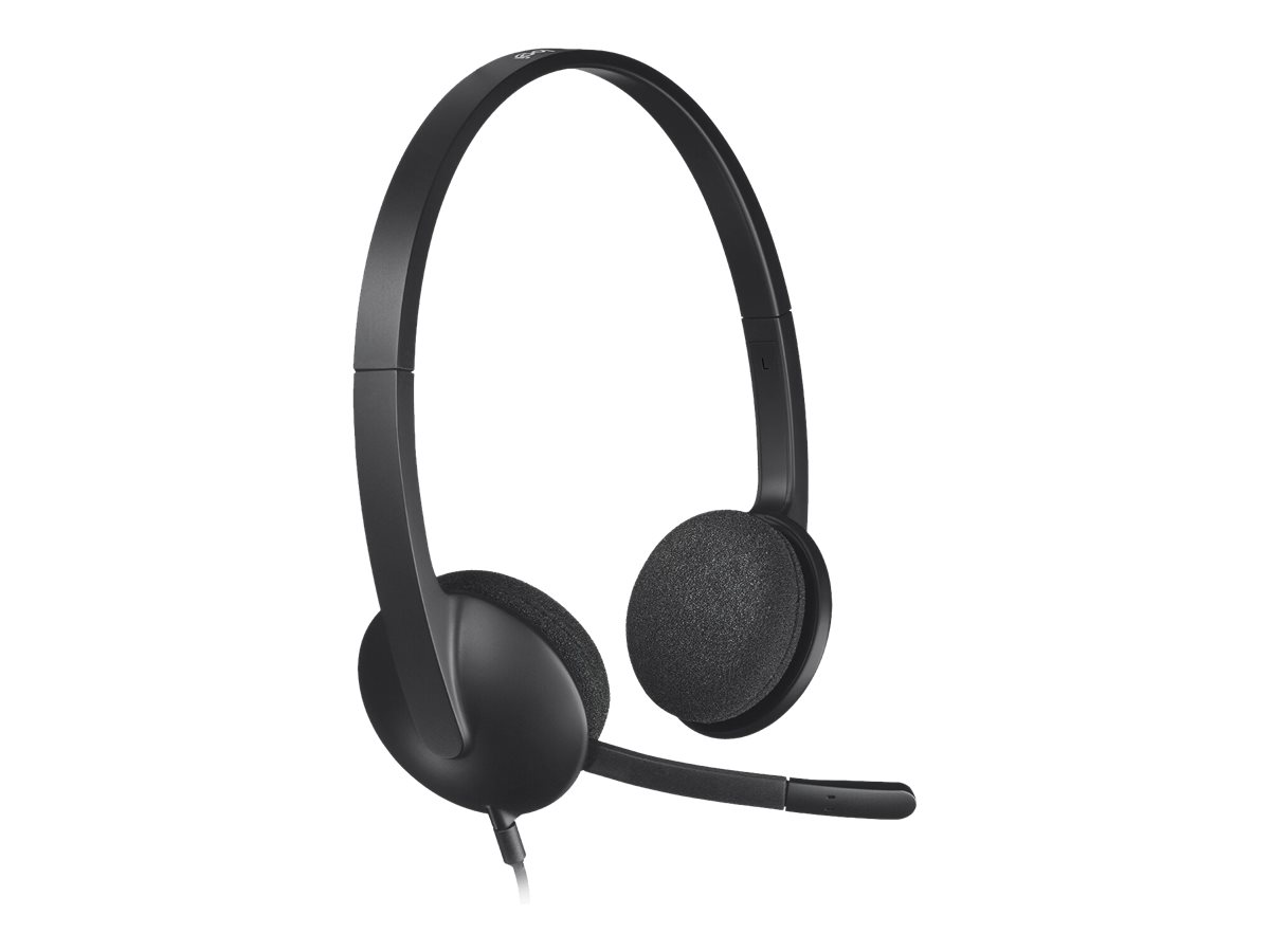 Logitech H340 Wired USB-A Headset - Noise Canceling Mic, Black, 1.8m Cable - Bilde 5