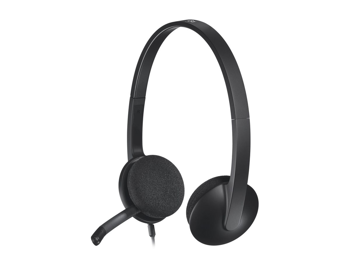 Logitech H340 Wired USB-A Headset - Noise Canceling Mic, Black, 1.8m Cable - Bilde 7