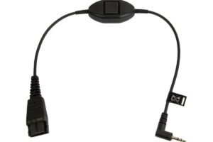 JABRA QD Cord to 2 5mm pin plug straight