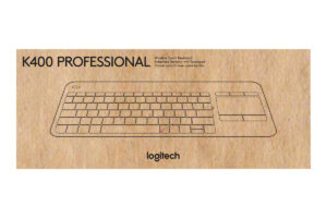 LOGI K400 Plus Touch Keyboard black (UK)