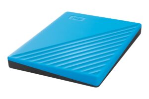 WD My Passport 2TB portable HDD Blue