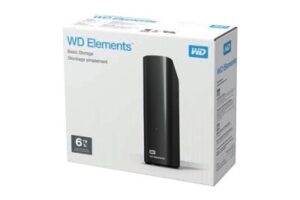 WD Elements external HDD USB3.0 6TB