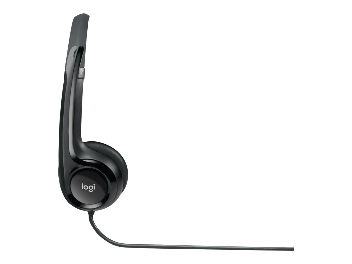 Logitech H390 Wired USB-A Headset - Noise Canceling Mic, Black, 1.9m Cable - Bilde 7